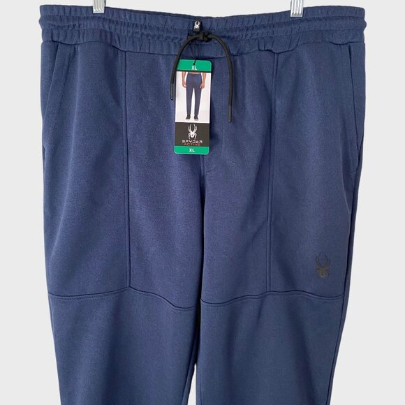 Spyder Active ProWeb Performance Jogger Pants Blue Men's XL Tapered Stretch New - Picture 4 of 10